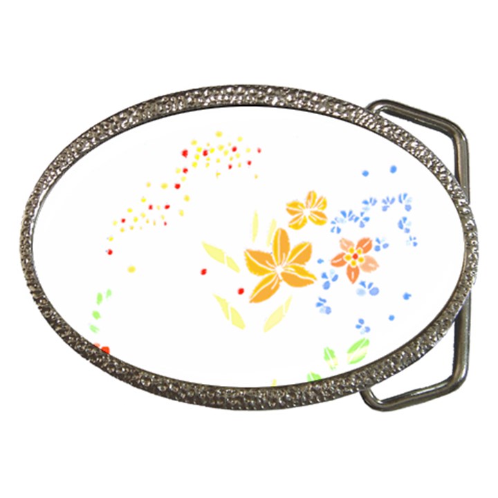 Flowers Lover T- Shirtflowers T- Shirt (1) Belt Buckles