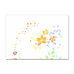 Flowers Lover T- Shirtflowers T- Shirt (1) Sticker A4 (10 pack)