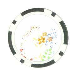 Flowers Lover T- Shirtflowers T- Shirt (1) Poker Chip Card Guard