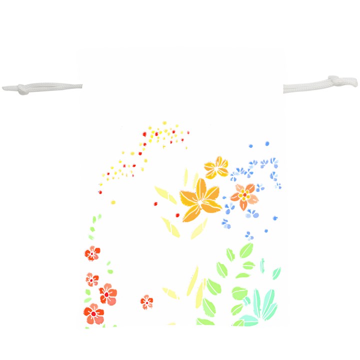 Flowers Lover T- Shirtflowers T- Shirt (1) Lightweight Drawstring Pouch (XL)