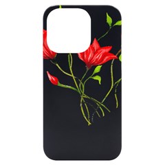 Flowers Lover T- Shirtflowers T- Shirt (2) Iphone 14 Pro Black Uv Print Case