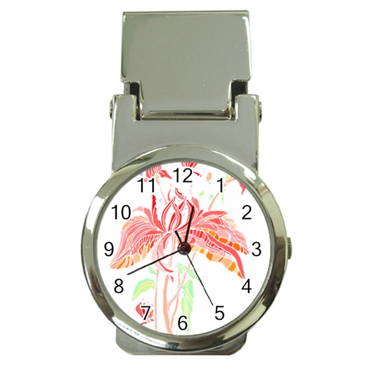 Flowers Lover T- Shirtflowers T- Shirt (3) Money Clip Watches