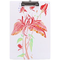 Flowers Lover T- Shirtflowers T- Shirt (3) A4 Acrylic Clipboard by EnriqueJohnson