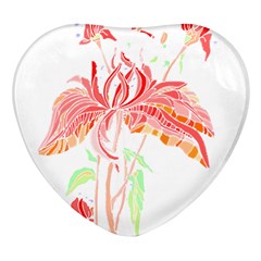 Flowers Lover T- Shirtflowers T- Shirt (3) Heart Glass Fridge Magnet (4 Pack) by EnriqueJohnson