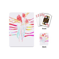 Flowers Lover T- Shirtflowers T- Shirt (4) Playing Cards Single Design (mini) by EnriqueJohnson