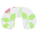 Flowers Lover T- Shirtflowers T- Shirt (6) Travel Neck Pillow Front