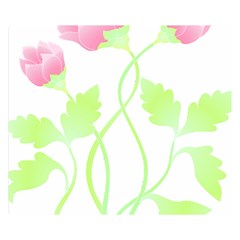 Flowers Lover T- Shirtflowers T- Shirt (6) Premium Plush Fleece Blanket (small)