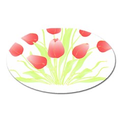 Flowers Lover T- Shirtflowers T- Shirt (7) Oval Magnet by EnriqueJohnson