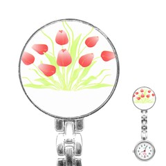 Flowers Lover T- Shirtflowers T- Shirt (7) Stainless Steel Nurses Watch by EnriqueJohnson