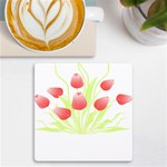 Flowers Lover T- Shirtflowers T- Shirt (7) UV Print Square Tile Coaster  Front