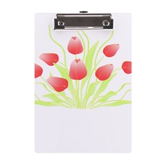 Flowers Lover T- Shirtflowers T- Shirt (7) A5 Acrylic Clipboard by EnriqueJohnson