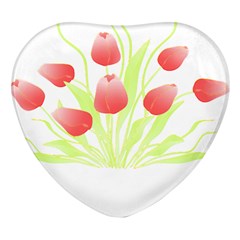 Flowers Lover T- Shirtflowers T- Shirt (7) Heart Glass Fridge Magnet (4 Pack) by EnriqueJohnson