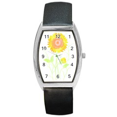 Flowers Lover T- Shirtflowers T- Shirt Barrel Style Metal Watch by EnriqueJohnson