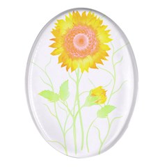 Flowers Lover T- Shirtflowers T- Shirt Oval Glass Fridge Magnet (4 Pack) by EnriqueJohnson