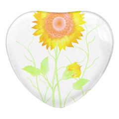 Flowers Lover T- Shirtflowers T- Shirt Heart Glass Fridge Magnet (4 Pack) by EnriqueJohnson