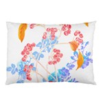 Flowers Pattern T- Shirtflower Pattern Design Drawing T- Shirt Pillow Case (Two Sides) Front