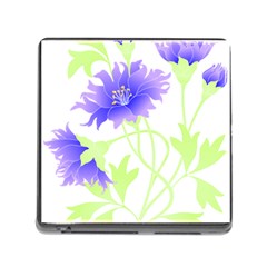 Flowers Pattern T- Shirtflowers T- Shirt Memory Card Reader (square 5 Slot) by EnriqueJohnson