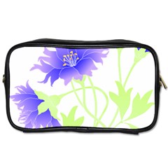 Flowers Pattern T- Shirtflowers T- Shirt Toiletries Bag (one Side) by EnriqueJohnson