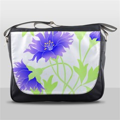 Flowers Pattern T- Shirtflowers T- Shirt Messenger Bag by EnriqueJohnson