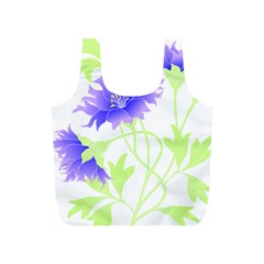 Flowers Pattern T- Shirtflowers T- Shirt Full Print Recycle Bag (s) by EnriqueJohnson