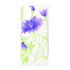 Flowers Pattern T- Shirtflowers T- Shirt Samsung Galaxy S20plus 6 7 Inch Tpu Uv Case