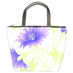 Flowers Pattern T- Shirtflowers T- Shirt Bucket Bag by EnriqueJohnson