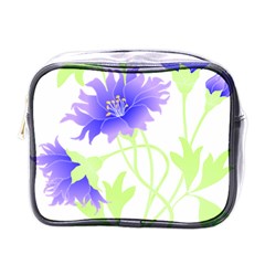 Flowers Pattern T- Shirtflowers T- Shirt Mini Toiletries Bag (one Side) by EnriqueJohnson