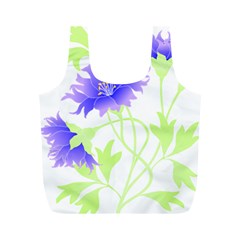 Flowers Pattern T- Shirtflowers T- Shirt Full Print Recycle Bag (m) by EnriqueJohnson