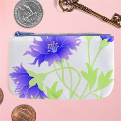 Flowers Pattern T- Shirtflowers T- Shirt Large Coin Purse by EnriqueJohnson