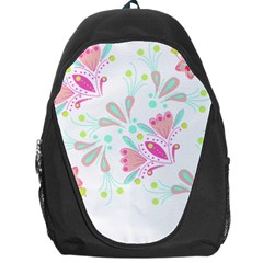 Flowers T- Shirt Batik Flower  Pattern T- Shirt Backpack Bag