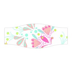 Flowers T- Shirt Batik Flower  Pattern T- Shirt Stretchable Headband