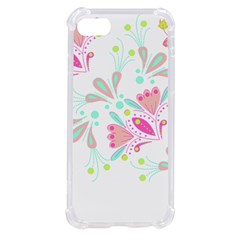 Flowers T- Shirt Batik Flower  Pattern T- Shirt Iphone Se