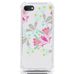 Flowers T- Shirt Batik Flower  Pattern T- Shirt iPhone SE Front