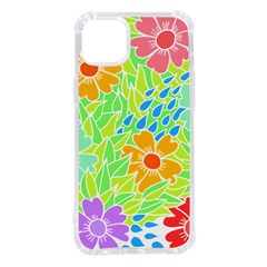 Flowers T- Shirt Colorful Flowers T- Shirt Iphone 14 Plus Tpu Uv Print Case by EnriqueJohnson