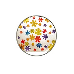 Flowers T- Shirt Flower Power T- Shirt Hat Clip Ball Marker (10 Pack)