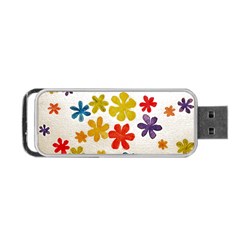 Flowers T- Shirt Flower Power T- Shirt Portable Usb Flash (one Side) by EnriqueJohnson