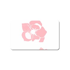 Flowers T- Shirt Flowers Pattern T- Shirt Magnet (name Card)