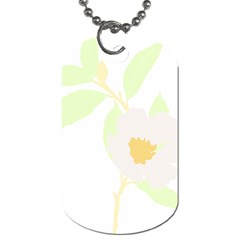 Flowers T- Shirtbeautiful Flowers T- Shirt Dog Tag (two Sides)