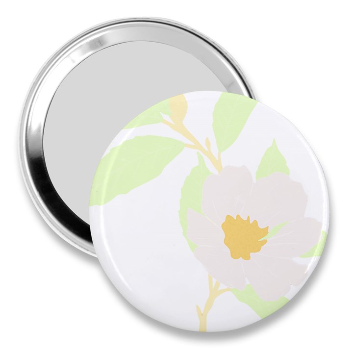 Flowers T- Shirtbeautiful Flowers T- Shirt 3  Handbag Mirrors