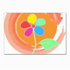 Flowers T- Shirtflowers And Sun T- Shirt Postcards 5  X 7  (pkg Of 10) by EnriqueJohnson