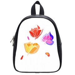 Flowers T- Shirtflowers T- Shirt (3) School Bag (small)