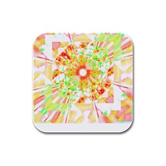 Fractal Artwork T- Shirt Sun Ray Life T- Shirt Rubber Square Coaster (4 Pack) by EnriqueJohnson