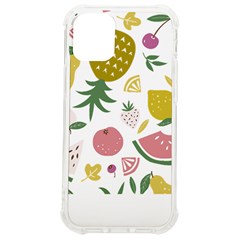 Fruits T- Shirt Funny Summer Fruits Collage Fruit Bright Colors T- Shirt Iphone 12 Mini Tpu Uv Print Case	 by EnriqueJohnson