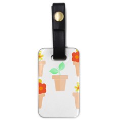 Garden T- Shirt Garden Flowers Pattern T- Shirt Luggage Tag (one Side) by EnriqueJohnson