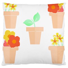 Garden T- Shirt Garden Flowers Pattern T- Shirt Standard Premium Plush Fleece Cushion Case (one Side) by EnriqueJohnson