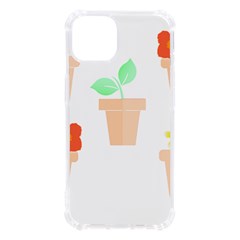 Garden T- Shirt Garden Flowers Pattern T- Shirt Iphone 13 Tpu Uv Print Case