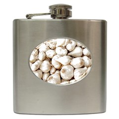 Garlic T- Shirt Garlic Bulbs Photograph T- Shirt Hip Flask (6 Oz) by EnriqueJohnson