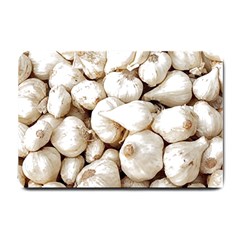 Garlic T- Shirt Garlic Bulbs Photograph T- Shirt Small Doormat by EnriqueJohnson