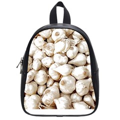 Garlic T- Shirt Garlic Bulbs Photograph T- Shirt School Bag (small) by EnriqueJohnson