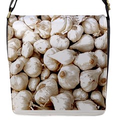 Garlic T- Shirt Garlic Bulbs Photograph T- Shirt Flap Closure Messenger Bag (s) by EnriqueJohnson